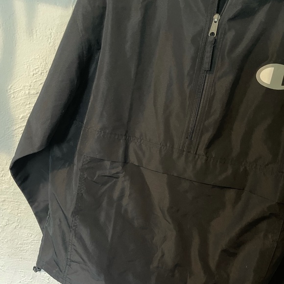 Champion Windbreaker Jacket Black - Picture 2 of 4